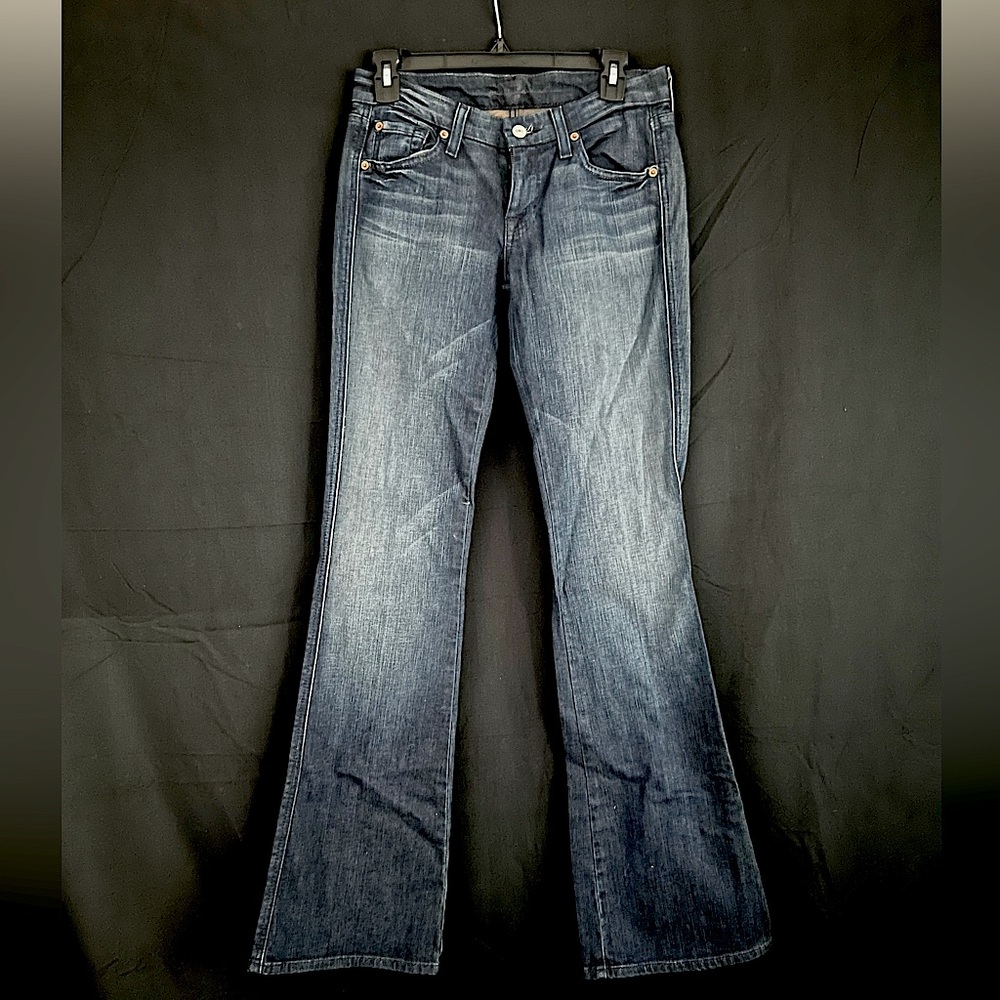 Brand: 7 for all man kind / Size: 26/ Color: Dark Blue Denim with light fade